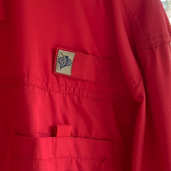 REEL LEGENDS FISHING SHIRT MEDIUM RED - Picture 3 of 7